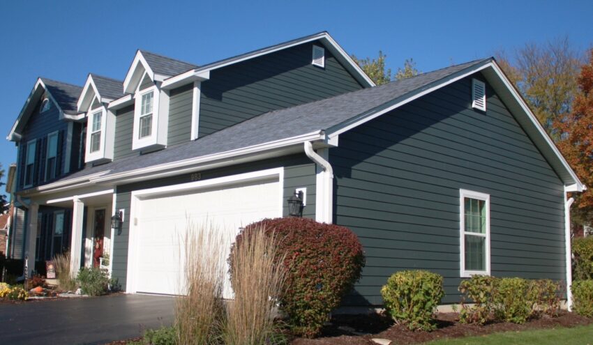 Water Damage siding installation